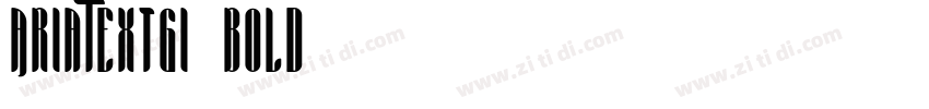 AriaTextG1 Bold字体转换